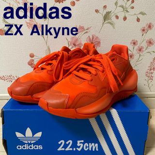 アディダス(adidas)のadidas アディダス　ZX Alkyne 22.5cm レッド　中古美品(スニーカー)