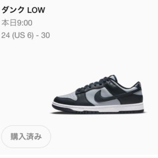 ナイキ(NIKE)のNIKE DUNK LOW championship GREY(スニーカー)