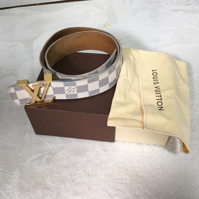 LOUIS VUITTON - ルイヴィトン ベルト ダミエ 白の通販 by Rz's shop｜ルイヴィトンならラクマ