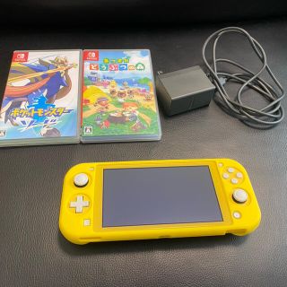 ニンテンドースイッチ(Nintendo Switch)のほぼ新品　ニンテンドースイッチライト　イエロー　Nintendo　Switch(家庭用ゲーム機本体)