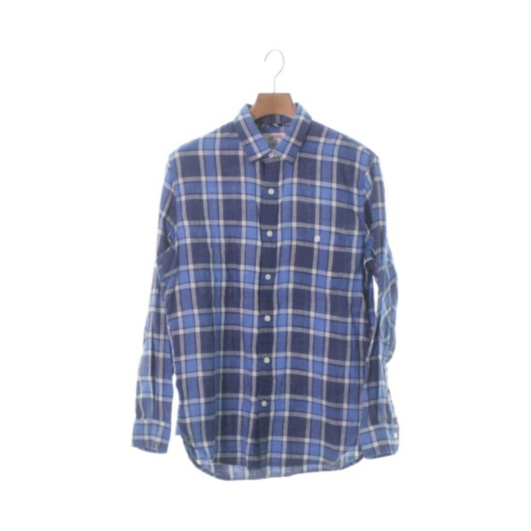 Brooks Brothers カジュアルシャツ S 青x紺x白(チェック) | corumsmmmo