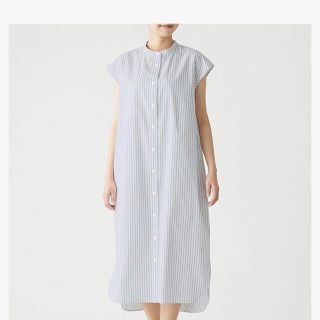 ムジルシリョウヒン(MUJI (無印良品))のyuka2525様ご専用　無印良品 チュニック 綿混ストレッチワンピース (ロングワンピース/マキシワンピース)