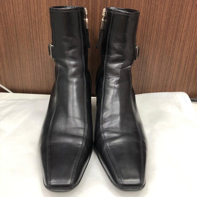 PRADA プラダ レザーショートブーツ