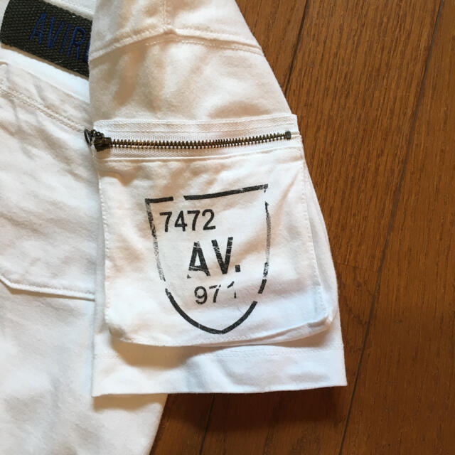 AVIREX(アヴィレックス)のAVIREX アヴィレックス Vネック ファティーグ 半袖 Ｔシャツ メンズのトップス(Tシャツ/カットソー(半袖/袖なし))の商品写真