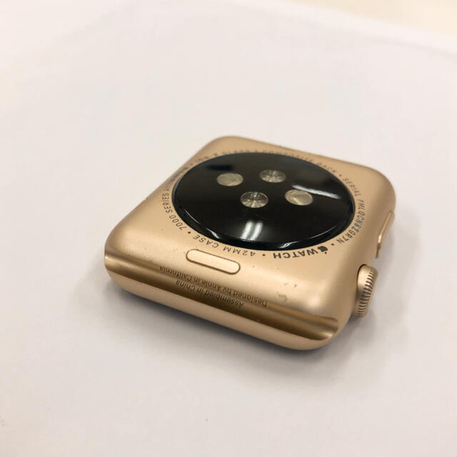 Apple Apple Watch SPORT ゴールド アップルウォッチ 42mmの通販 by 新月's shop｜アップルウォッチならラクマ Watch - レア色 NEW得価