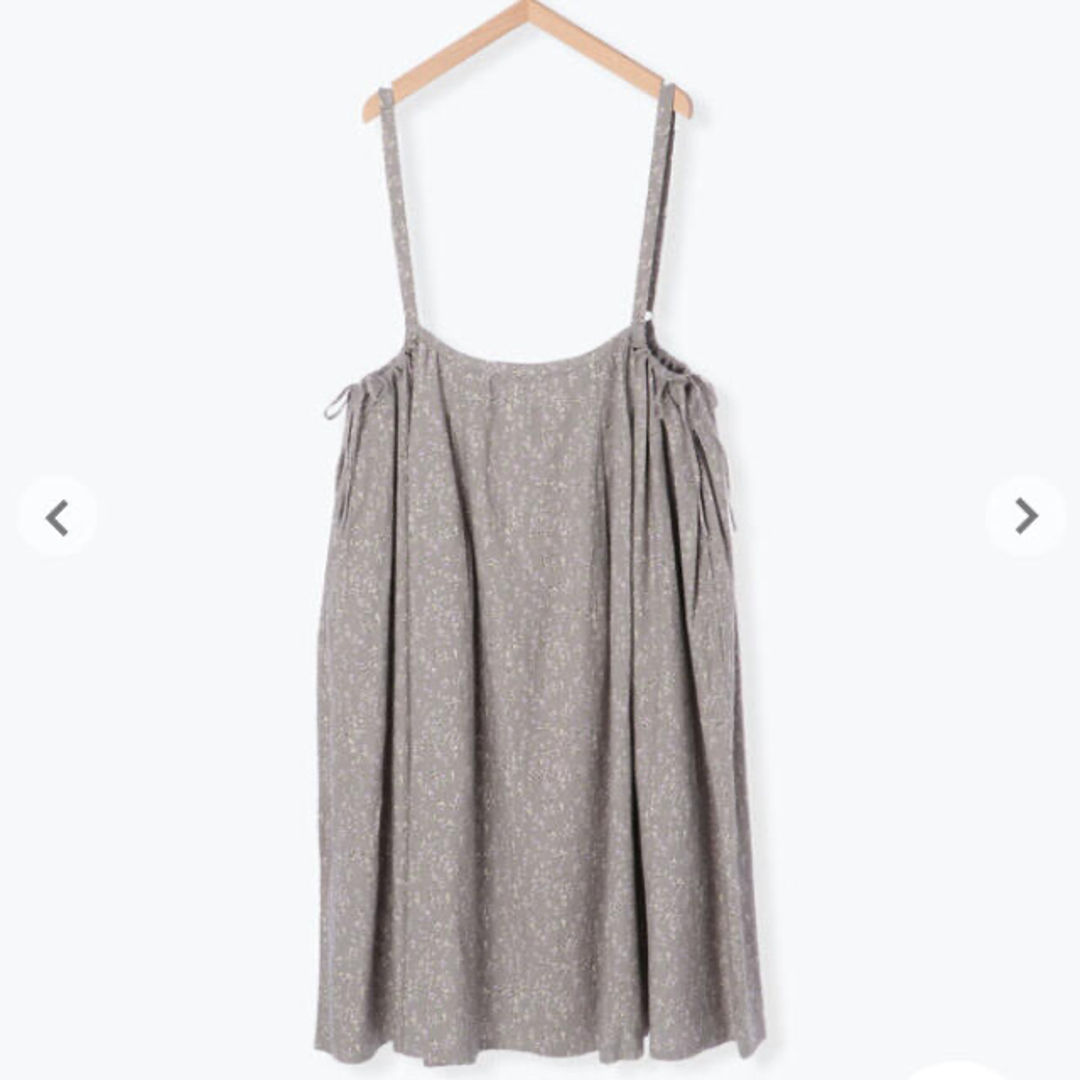 SM2(サマンサモスモス)の新品　SM2 花柄キャミワンピース  グレー　A 2 レディースのワンピース(ロングワンピース/マキシワンピース)の商品写真