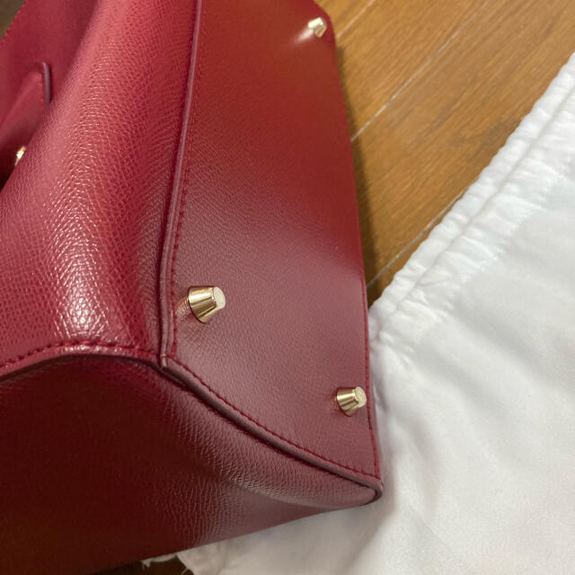 【新品】FURLA バッグ　赤 3