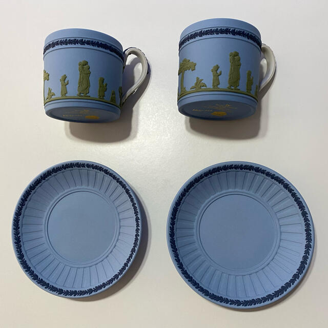 WEDGWOOD(ウェッジウッド)のWEDGWOOD  ジャスパー　コーヒーカップ＆ソーサー　♡新品未使用♡ 激レア インテリア/住まい/日用品のキッチン/食器(食器)の商品写真