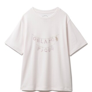 ジェラートピケ(gelato pique)のモーニングベアワンポイントTシャツ　ピンク(Tシャツ(半袖/袖なし))