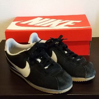 ナイキ(NIKE)の【NIKE】ウィメンズ ナイキ クラシック コルテッツ(ブラック・24cm)(スニーカー)