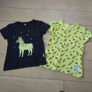 動物好きに　半袖　Tシャツ　110cm　2枚(Tシャツ/カットソー)