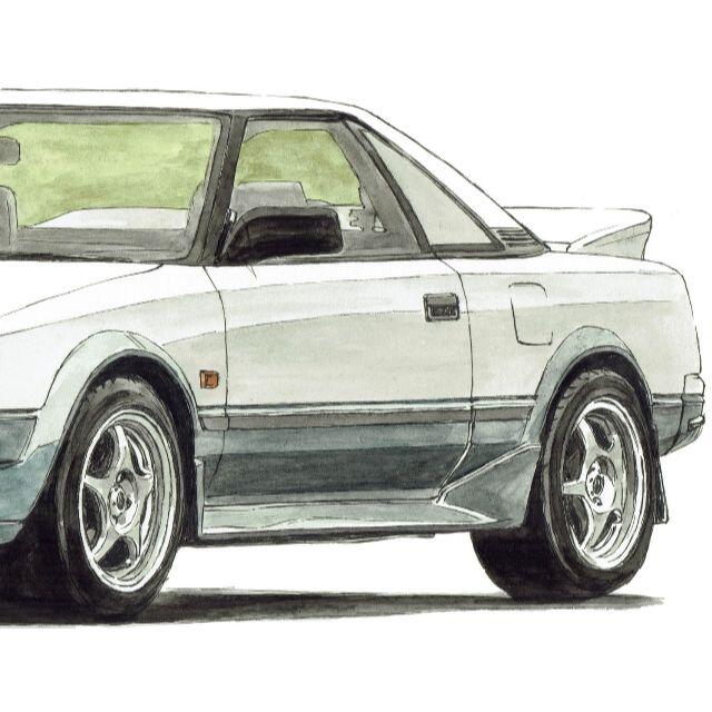 NC-558 トヨタMR2 1600限定版画サイン額装作家平右ヱ門 3