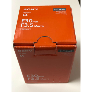 ソニー(SONY)のE 30mm F3.5 Macro(レンズ(単焦点))