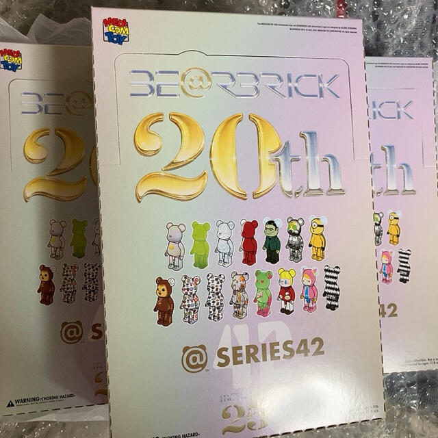 エンタメ/ホビー新品未開封 3セット BE@RBRICK SERIES 42 BOX