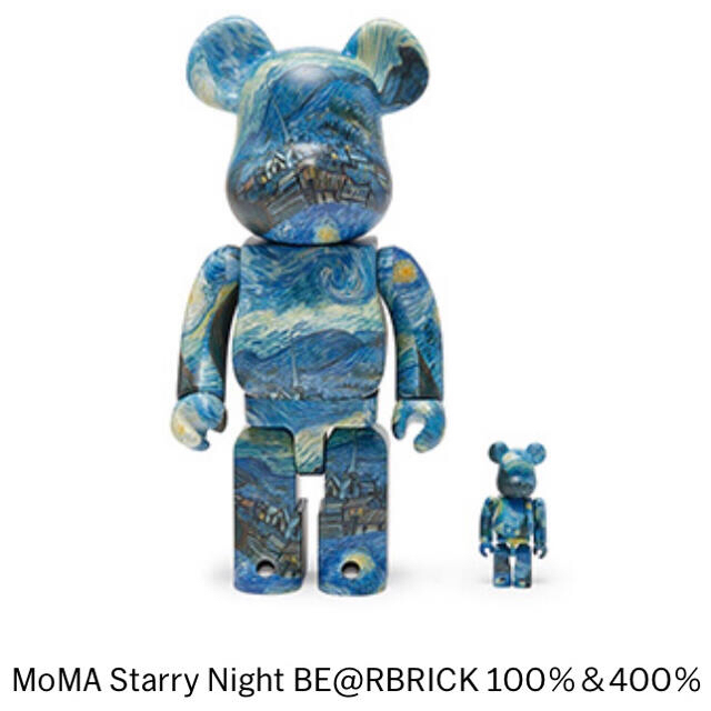 MEDICOM TOY - MoMA Starry Night BE＠RBRICK 100％ ＆ 400％