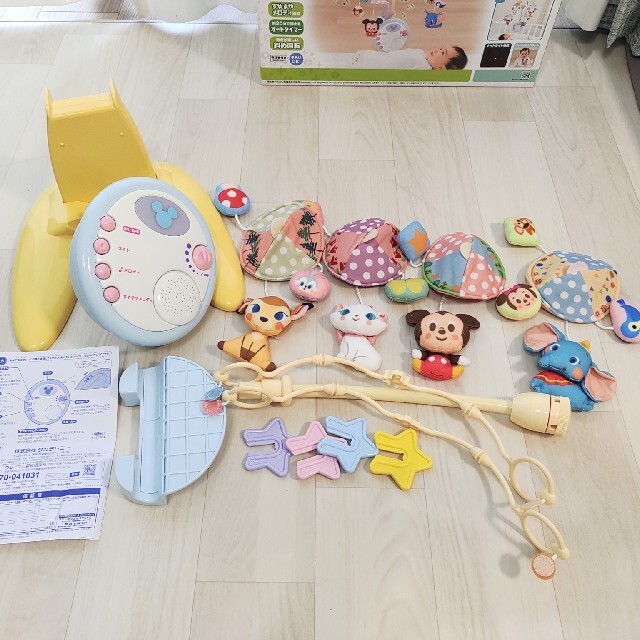 Takara Tomy(タカラトミー)のやわらかガラガラメリー　ディズニー キッズ/ベビー/マタニティのおもちゃ(オルゴールメリー/モービル)の商品写真