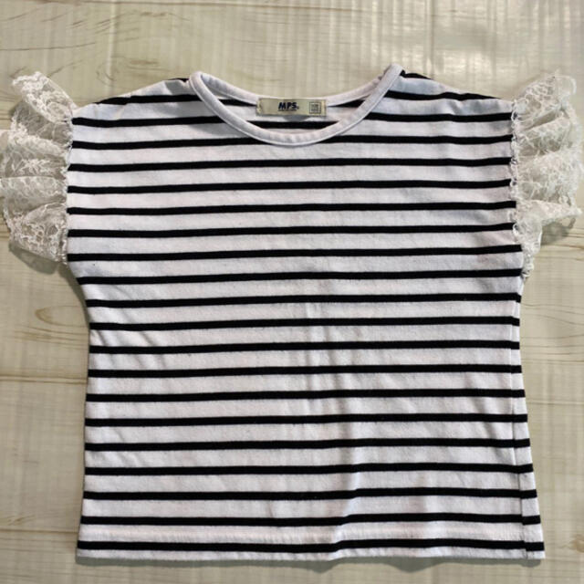MPS(エムピーエス)のMPS 半袖Tシャツ　100   2枚セット キッズ/ベビー/マタニティのキッズ服女の子用(90cm~)(Tシャツ/カットソー)の商品写真