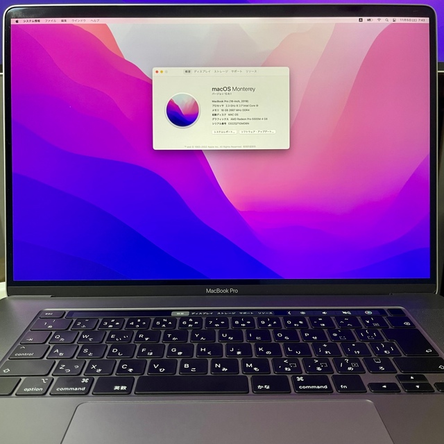 Mac (Apple) - MacBook Pro 16インチ i9 1TBスペースグレイ 2019