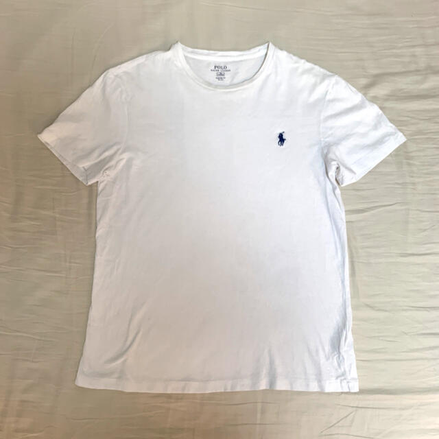 Ralph Lauren(ラルフローレン)のラルフローレンUネックTシャツ白 メンズのトップス(Tシャツ/カットソー(半袖/袖なし))の商品写真