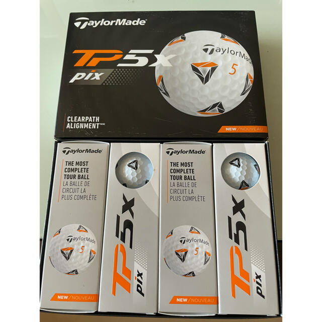 ゴルフボール　taylormade TP5pix&TP5X 2箱SET