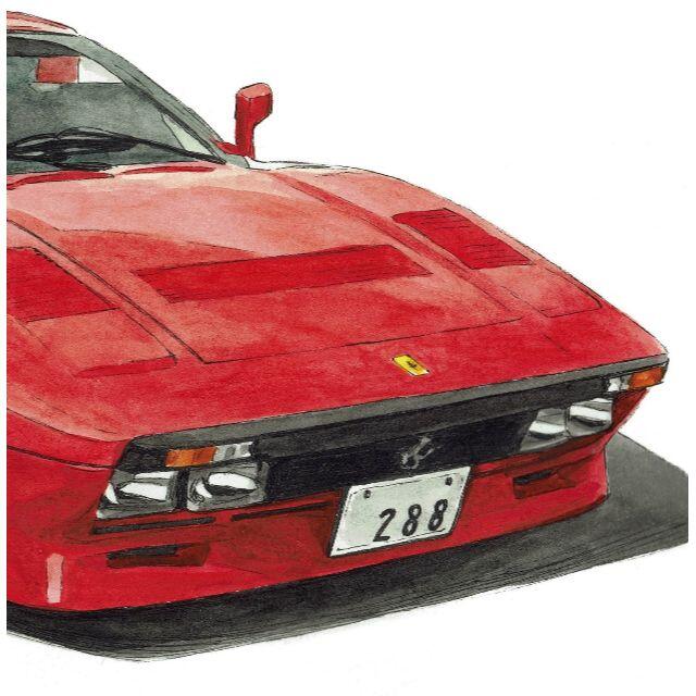 GC-1559フェラーリ288GTO/F355限定版画サイン額装作家平右ヱ門 5