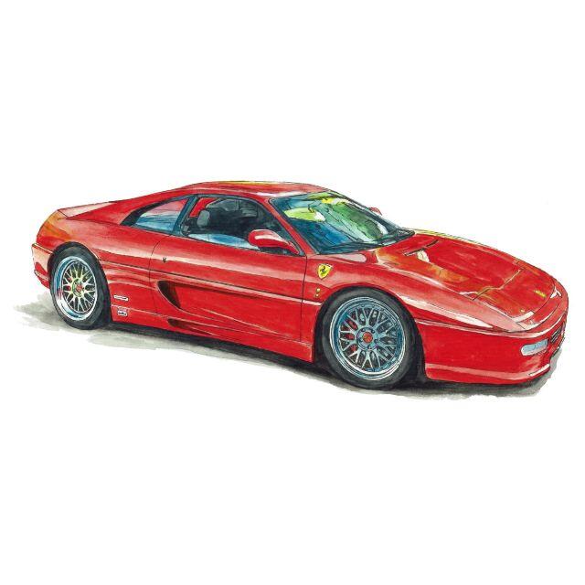 GC-1559フェラーリ288GTO/F355限定版画サイン額装作家平右ヱ門 6