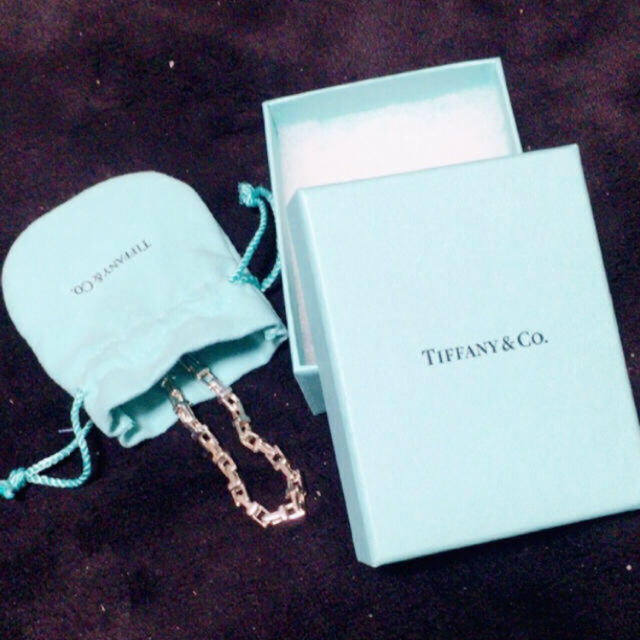 Tiffany & Co.   新品 ティファニー T チェーン ブレスレット 箱、袋