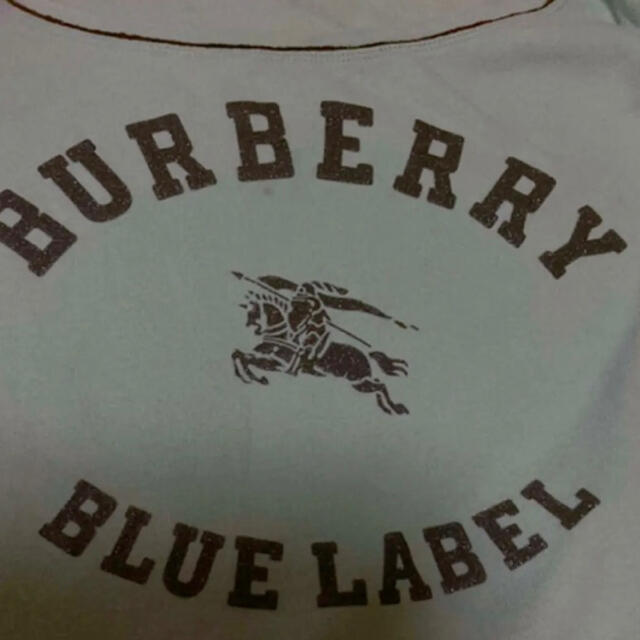 BURBERRY(バーバリー)の美品　Burberry バーバリー　ストレッチ　半袖Tシャツ　グリーン　Sサイズ レディースのトップス(Tシャツ(半袖/袖なし))の商品写真