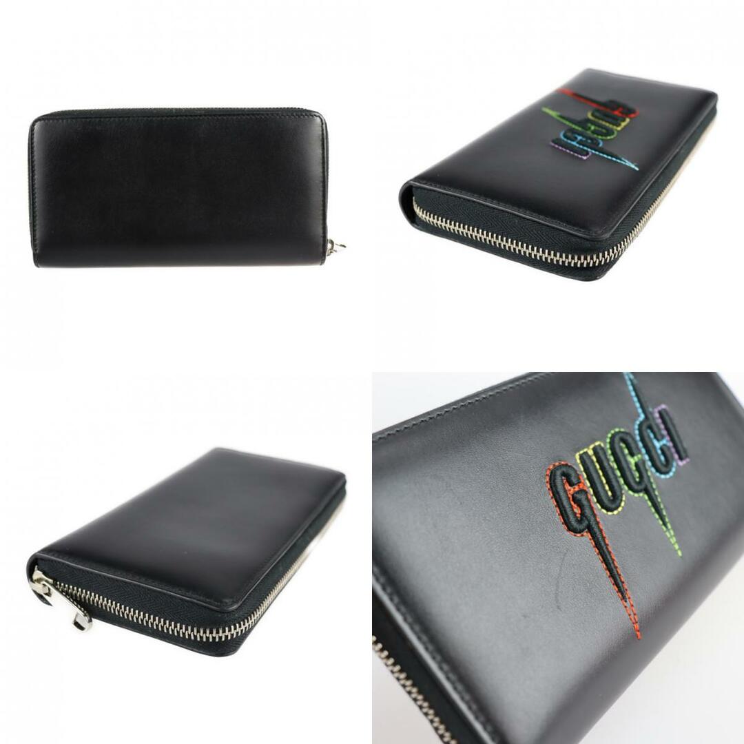 Gucci - GUCCI グッチ ブレードロゴ エンブリロイダリー 長財布 597677