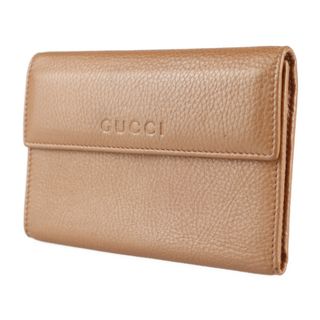 Gucci - GUCCI グッチ 三つ折り財布 346057 0416 レザー ブラウン系 ...