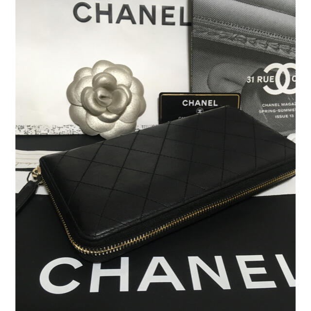 CHANEL(シャネル)のみんみん様専用♡美品 ★シャネル マトラッセ 長財布 正規品 限定ココ♡ レディースのファッション小物(財布)の商品写真