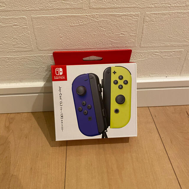 家庭用ゲームソフトSwitch ジョイコン Joy-Con ブルー/ネオンイエロー