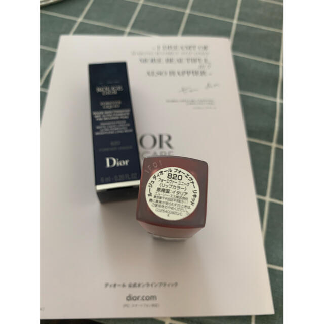 Christian Dior(クリスチャンディオール)の【新品同様】ルージュ ディオール フォーエバーリキッド820 コスメ/美容のベースメイク/化粧品(口紅)の商品写真