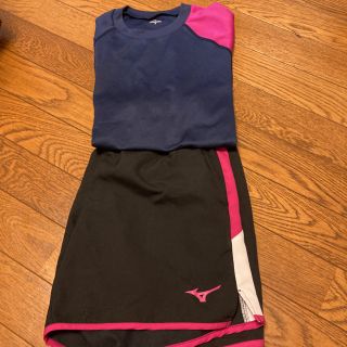 ミズノ(MIZUNO)のミズノ　テニス　バトミントン　ハーフパンツ　tシャツ(ウェア)