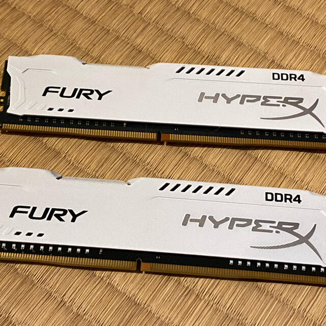 Kingston HyperX Fury DDR4 メモリ 8gb x 2