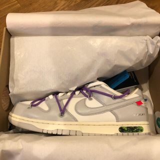 ナイキ(NIKE)のNike dunk low off white lot no.47(スニーカー)