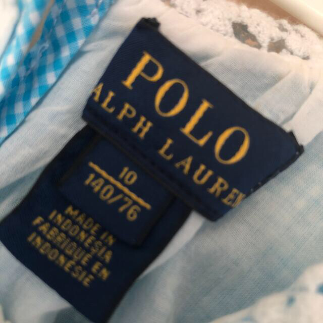 POLO RALPH LAUREN(ポロラルフローレン)のpolo Ralph Lauren キッズワンピース　140センチ キッズ/ベビー/マタニティのキッズ服女の子用(90cm~)(ワンピース)の商品写真