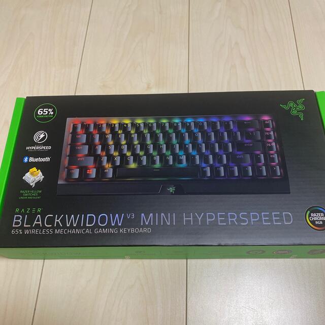 新品　RAZER BLACKWIDOW v3 MINI  HYPERSPEEDPC周辺機器