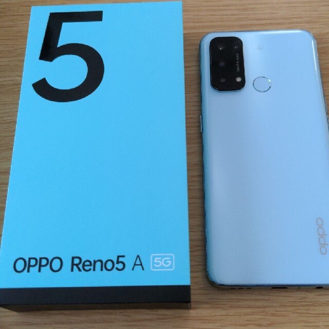 Reno5 a アイスブルー