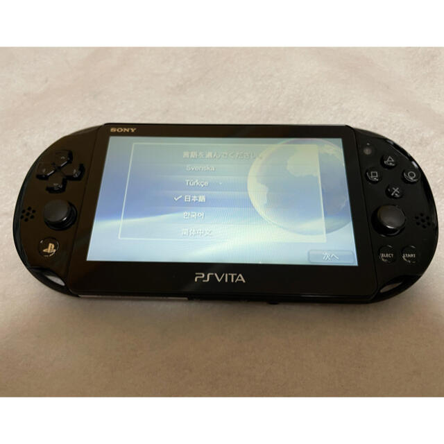 ☆美品☆ PSVita PCH-2000 ZA11 SONY ブラック 本体