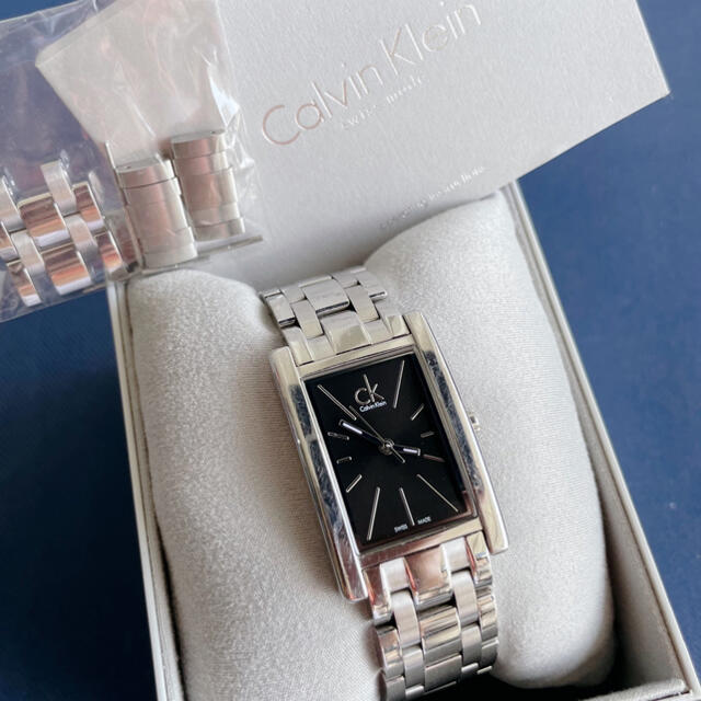 【正規販売店】 Calvin Klein カルバンクライン 腕時計 余りコマ、取扱説明書付き✨ 腕時計(アナログ)