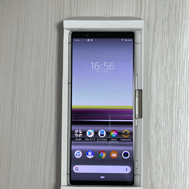 SONY(ソニー)のXperia 5 SIMフリー, SONY純正ケース スマホ/家電/カメラのスマートフォン/携帯電話(スマートフォン本体)の商品写真