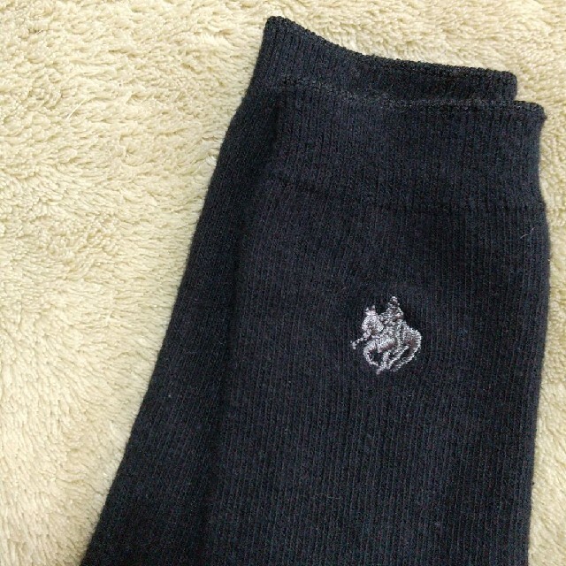 Polo Club(ポロクラブ)の黒ソックス 2組 POLObaby キッズ/ベビー/マタニティのこども用ファッション小物(靴下/タイツ)の商品写真