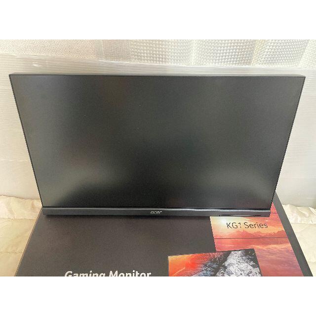 スマホ/家電/カメラacer ゲーミングモニター　24.5インチ　144HZ　KG251QFbmid