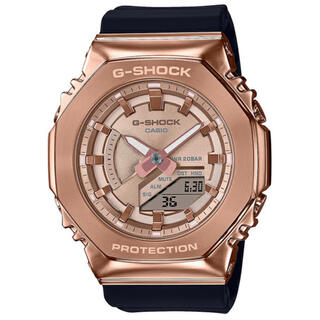 ジーショック(G-SHOCK)のG-SHOCK ピンクゴールド メタルベゼル GM-S2100PG-1A4JF(腕時計(アナログ))
