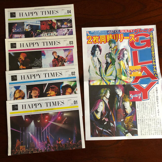 GLAY HAPPY TIMES,グレニチ エンタメ/ホビーのタレントグッズ(ミュージシャン)の商品写真
