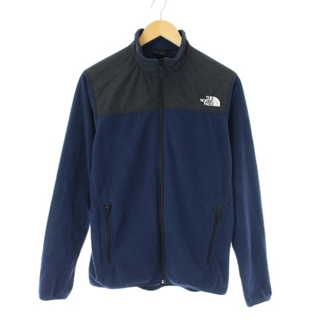 THE NORTH FACE(ザノースフェイス)のザノースフェイス マウンテンバーサマイクロジャケット ジップアップ L 紺 メンズのジャケット/アウター(マウンテンパーカー)の商品写真