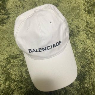 バレンシアガ(Balenciaga)の値下げ！BALENCIAGA キャップ ホワイト 帽子(キャップ)