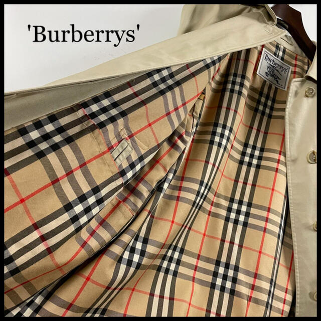 BURBERRY(バーバリー)のBURBERRY バーバリー ステンカラーコート ベージュ 秋服 裏地総柄 レディースのジャケット/アウター(ロングコート)の商品写真