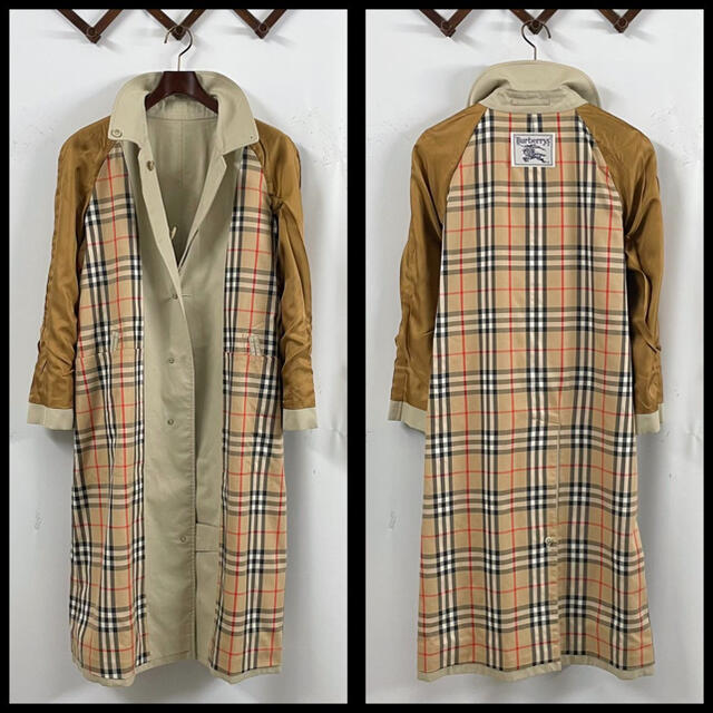 BURBERRY(バーバリー)のBURBERRY バーバリー ステンカラーコート ベージュ 秋服 裏地総柄 レディースのジャケット/アウター(ロングコート)の商品写真